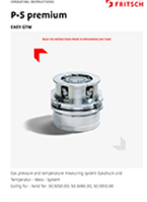 Operating manual EASY GTM - Gas pressure and temperature measuring system for Planetary Mill P-5 premium