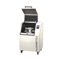 Vibrating Cup Mill PULVERISETTE 9 with fast grinding with up to 1500 rpm 