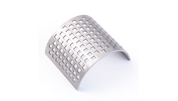 Sieve insert 2 mm square perforation, made of stainless steel 316L Sieve insert 2 mm square perforation, made of stainless steel 316L